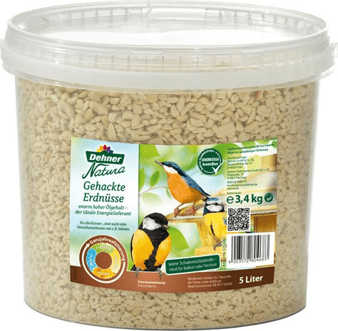 Dehner Natura Cacahuètes concassées (3,4 kg)