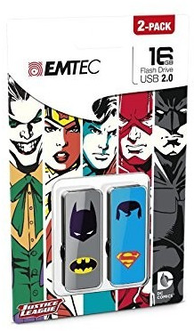 Emtec Super Heroes M700 16 Go pack de 2