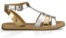 UGG Lanette Metallic sterling/ soft gold