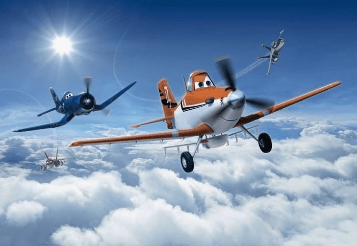 Komar Planes above the Clouds 368 x 254 cm (8-465)