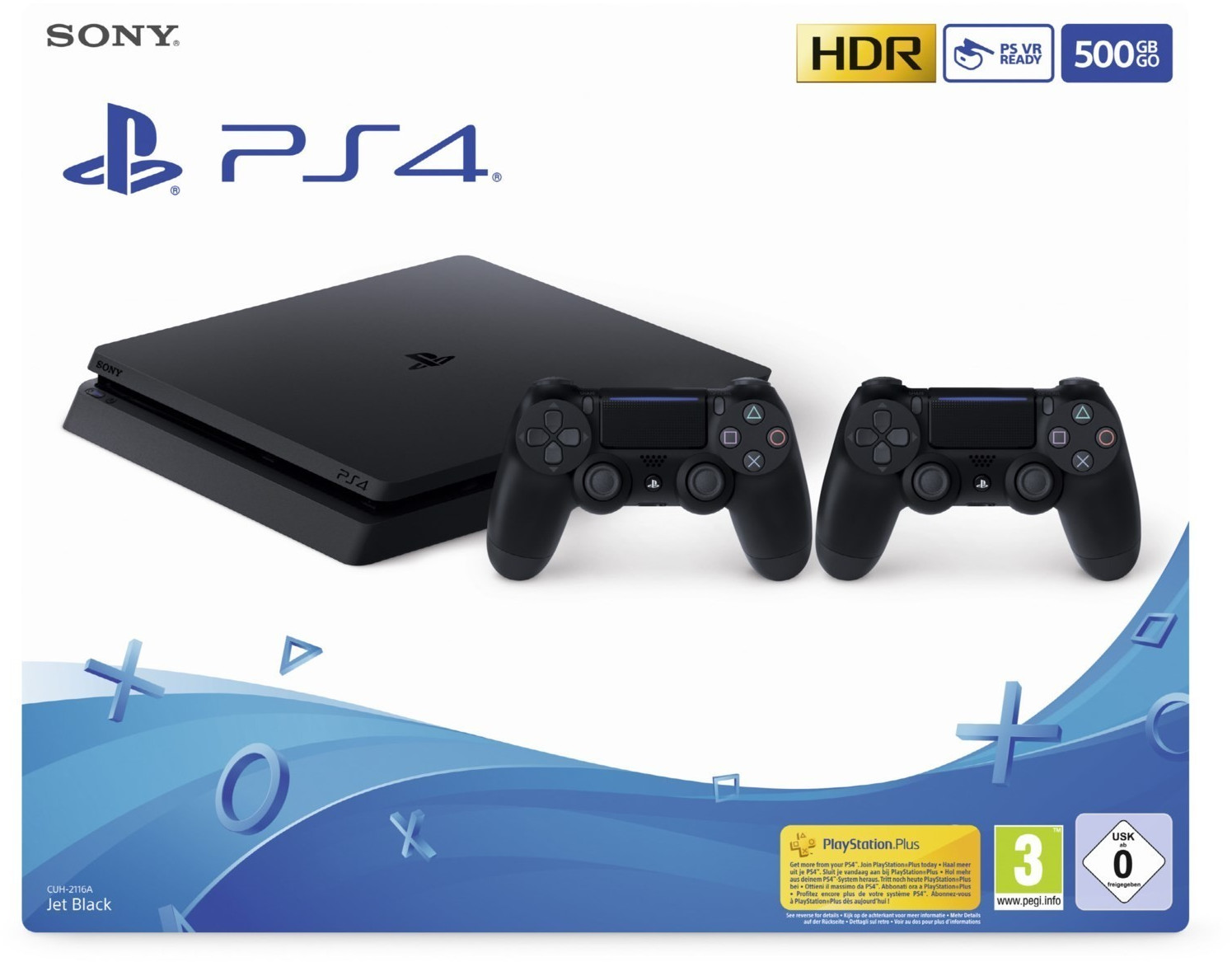 Sony PlayStation 4 (PS4) Slim 500GB + 2 Controller a € 379,00 (oggi)
