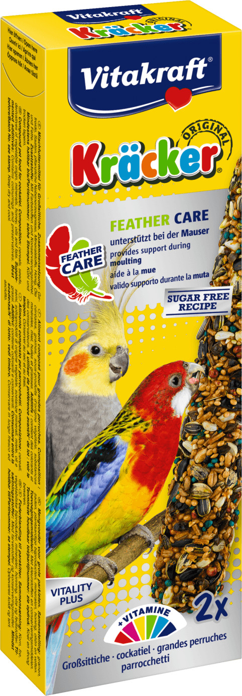 Vitakraft Kräcker Feather Care pour grandes perruches