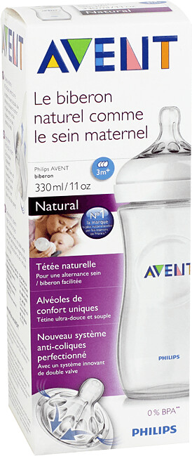 Avent Biberon Natural Response anti coliques 330 ml - Bébé de plus de 3 mois