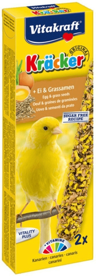 Vitakraft Kräcker œuf/graines de graminés pour canaris