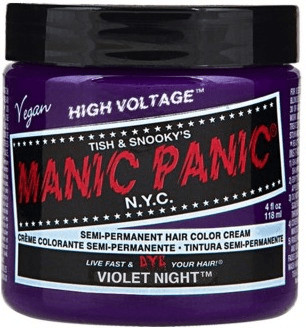 Photos - Hair Dye Manic Panic Manic Panic Semi-Permanent Hair Color Cream - Violet Night (11
