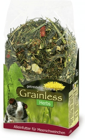 JR FARM Herbes pour cobayes sans céréales (400 g)