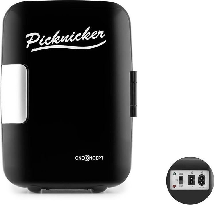 OneConcept Mini glacière électrique Picknicker 4 L noir
