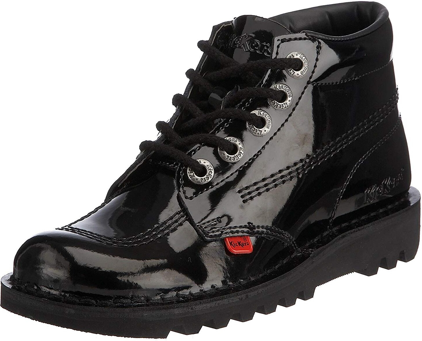 patent black kickers