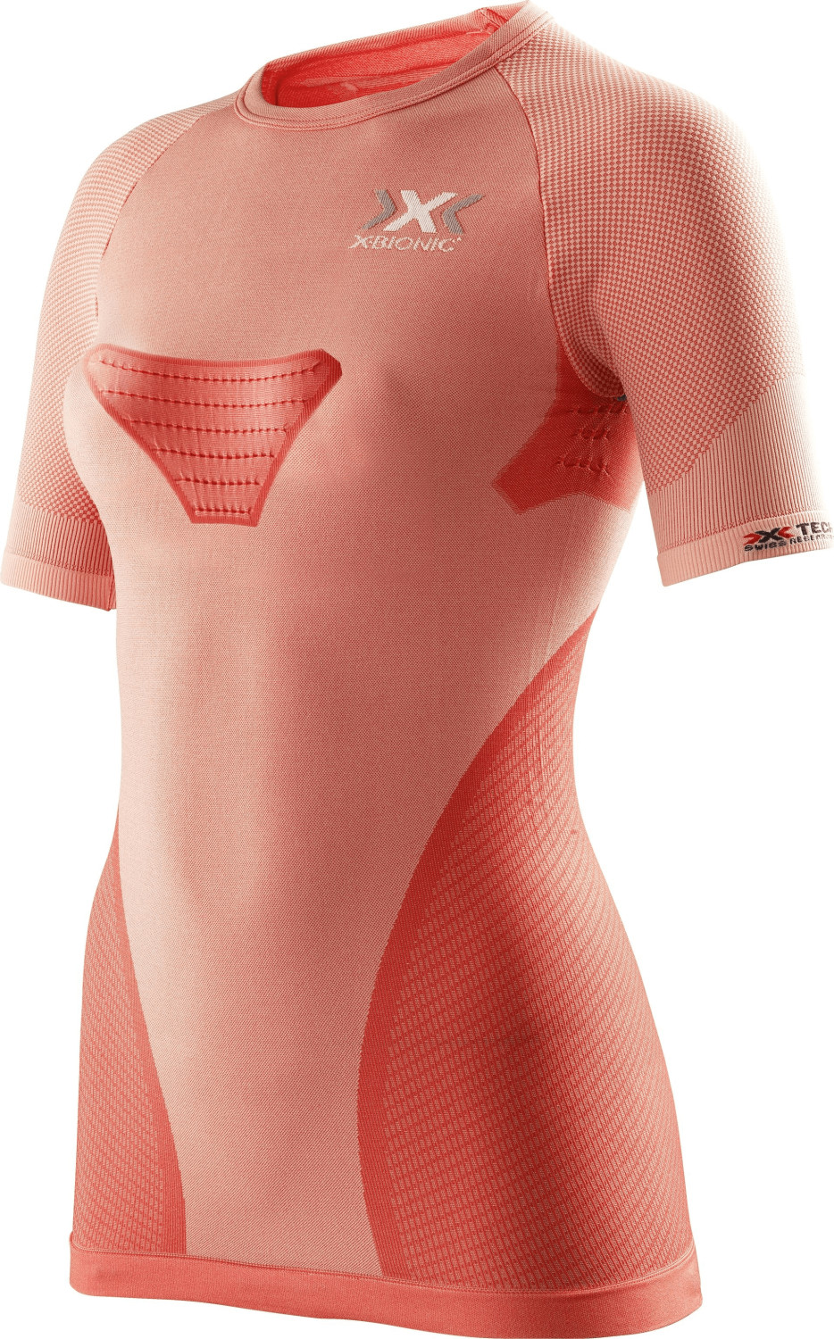 X-Bionic Running Lady Speed Evo Ow Shirt Sh_Sl. pink paradise/pearl grey