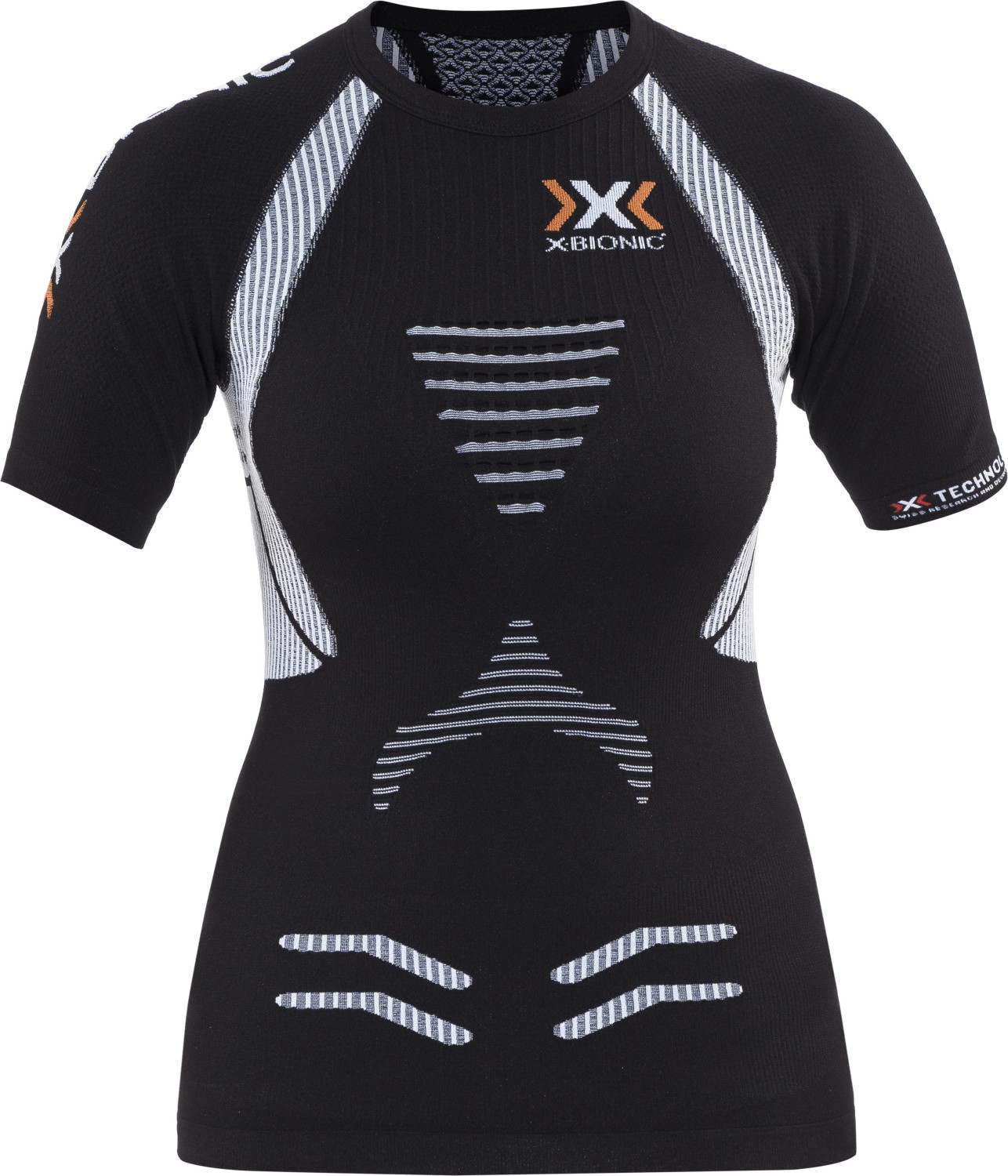 X-Bionic Running Lady The Trick Ow Shirt Sh_Sl. black/white nos