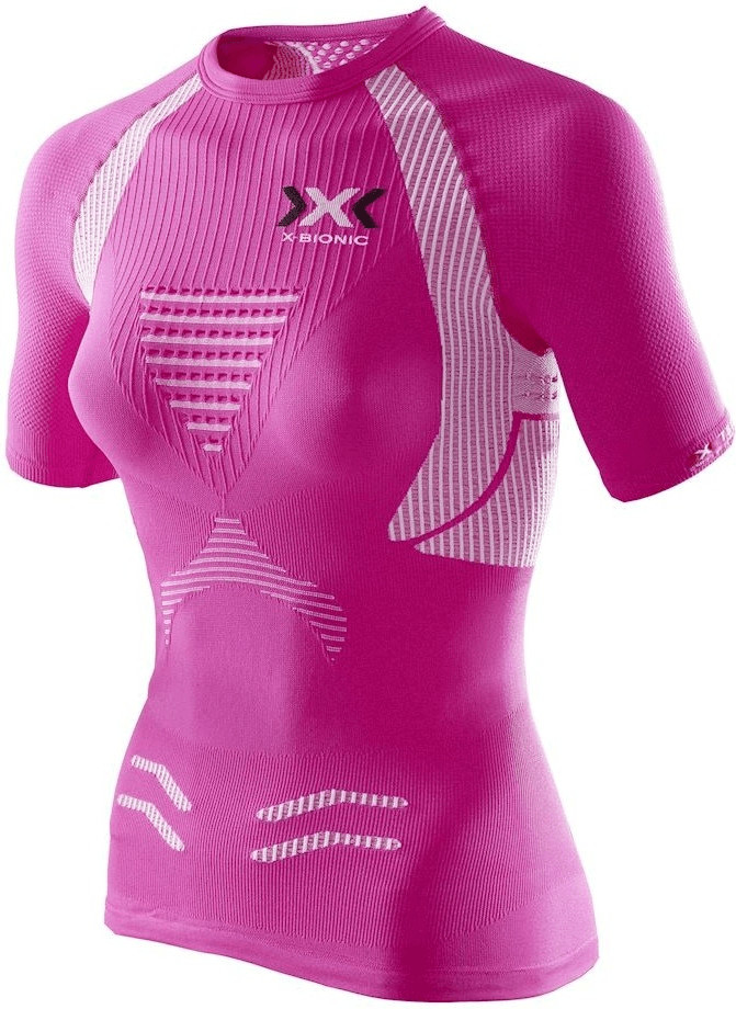 X-Bionic Running Lady The Trick Ow Shirt Sh_Sl. pink/white