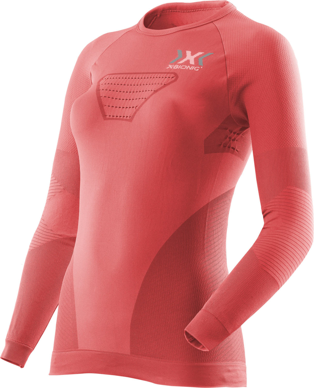 X-Bionic Running Speed Evo Lady Shirt Long_Sl pink paradise/pearl grey