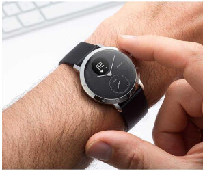 Nokia steel hr 40mm black deals