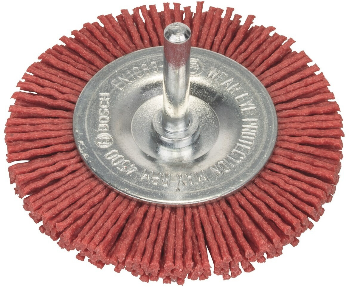 2 Stück Stahl-Schalenbürsten Für Bohrmaschinen – Durchmesser 75 Mm, Dorn 6 Mm, Für Buntmetall-Reinigung