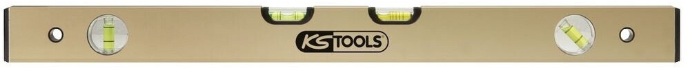 KS Tools Niveau rectangulaire avec 3 fioles + 1 fiole de déclivité 100 cm
