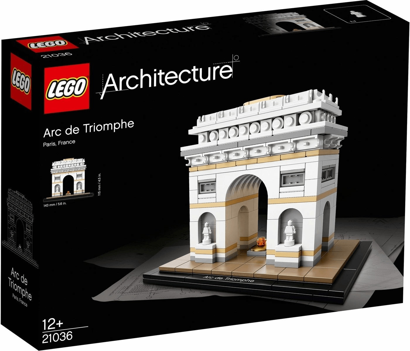 Lego architecture arc shop de triomphe 21036
