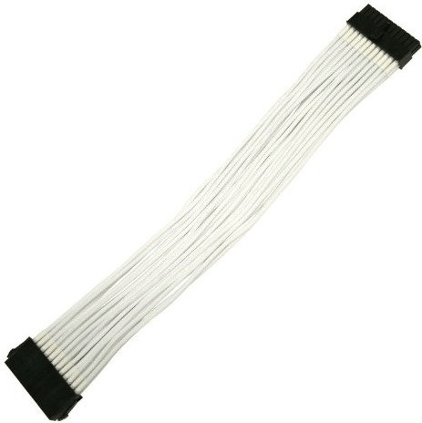 Nanoxia Câble d'interface 24-Pin ATX 30 cm blanc