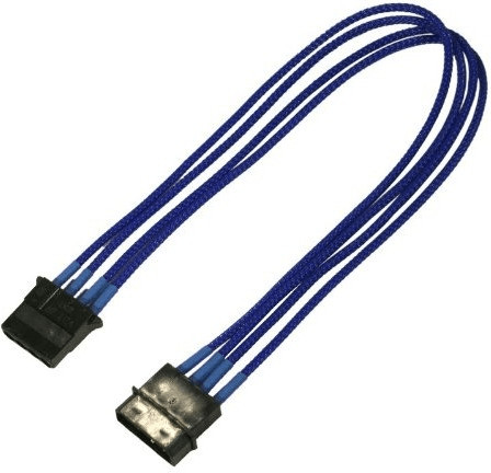 Nanoxia Câble d'interface 4-Pin Molex 30 cm bleu