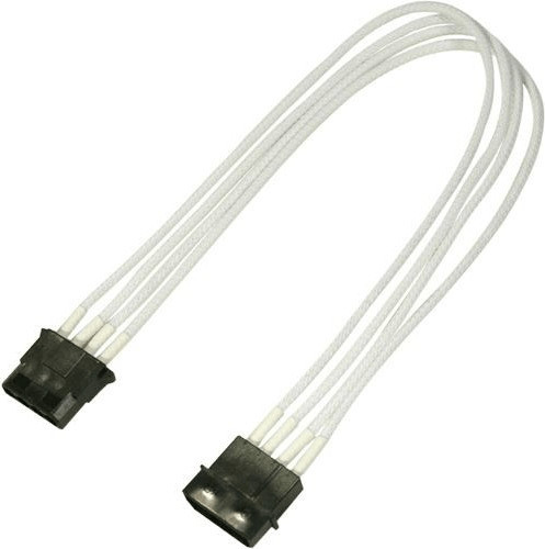 Nanoxia Câble d'interface 4-Pin Molex 30 cm blanc