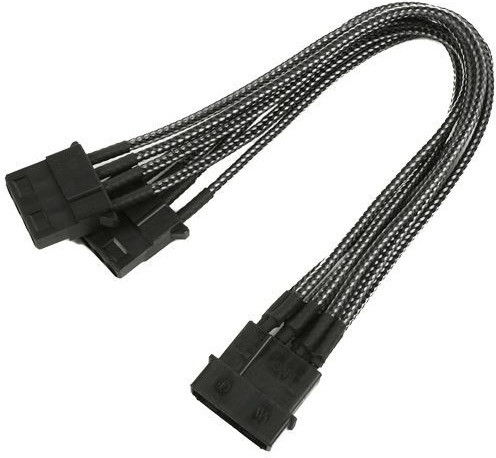 Nanoxia Câble d'interface 4-Pin Molex 30 cm carbon