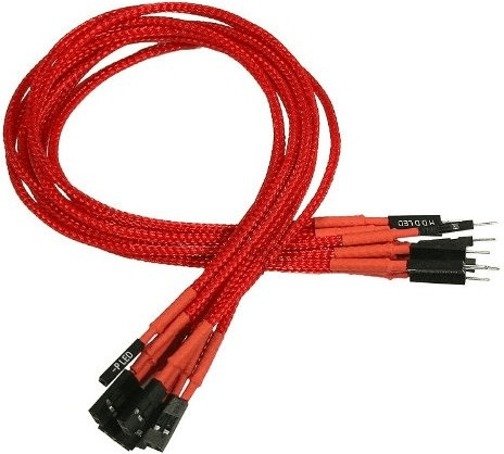 Nanoxia Câble d'interface 30 cm rouge