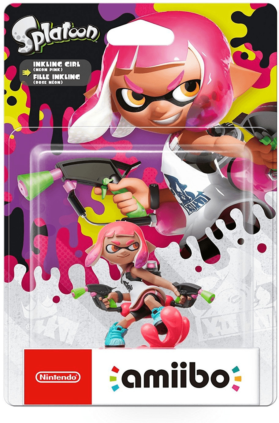 Nintendo amiibo Fille Inkling (rose néon) (Splatoon Collection)