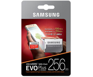 Carte mémoire micro SD Sandisk Ultra - Carte mémoire flash (adaptateur  microSDXC vers SD inclus(e)) - 256 Go - Class 10 - microSDXC UHS-I