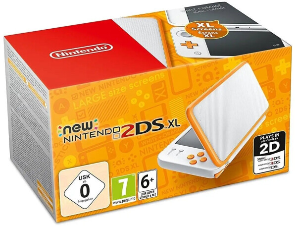 Nintendo New 2DS XL weiß-orange, Bild 7