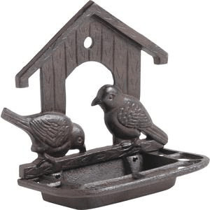 Aubry Gaspard Mangeoire à oiseaux murale en fonte