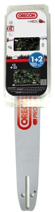 Oregon Combinaison 1 guide + 2 chaînes , 45cm 0,325 1,5 mm (556429)