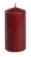 Papstar Bougie cylindrique 50 x 100 mm bordeaux