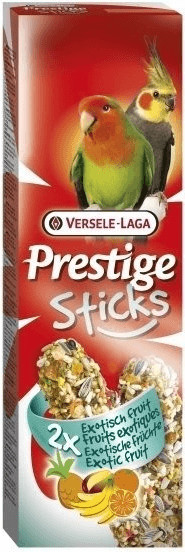 Versele-Laga Prestige Sticks Grandes perruches fruits exotiques (2 x 70 g)