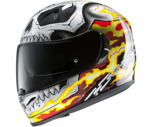 XS Schwarz//Weiss//Rot Motorradhelm HJC FG-ST LABI MC1