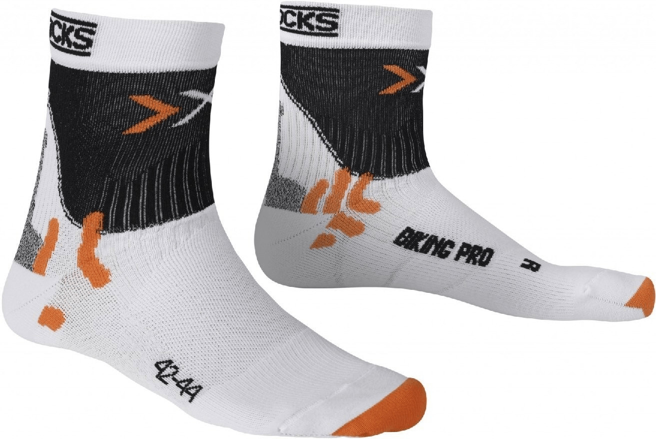 X-Socks Biking Pro white/black