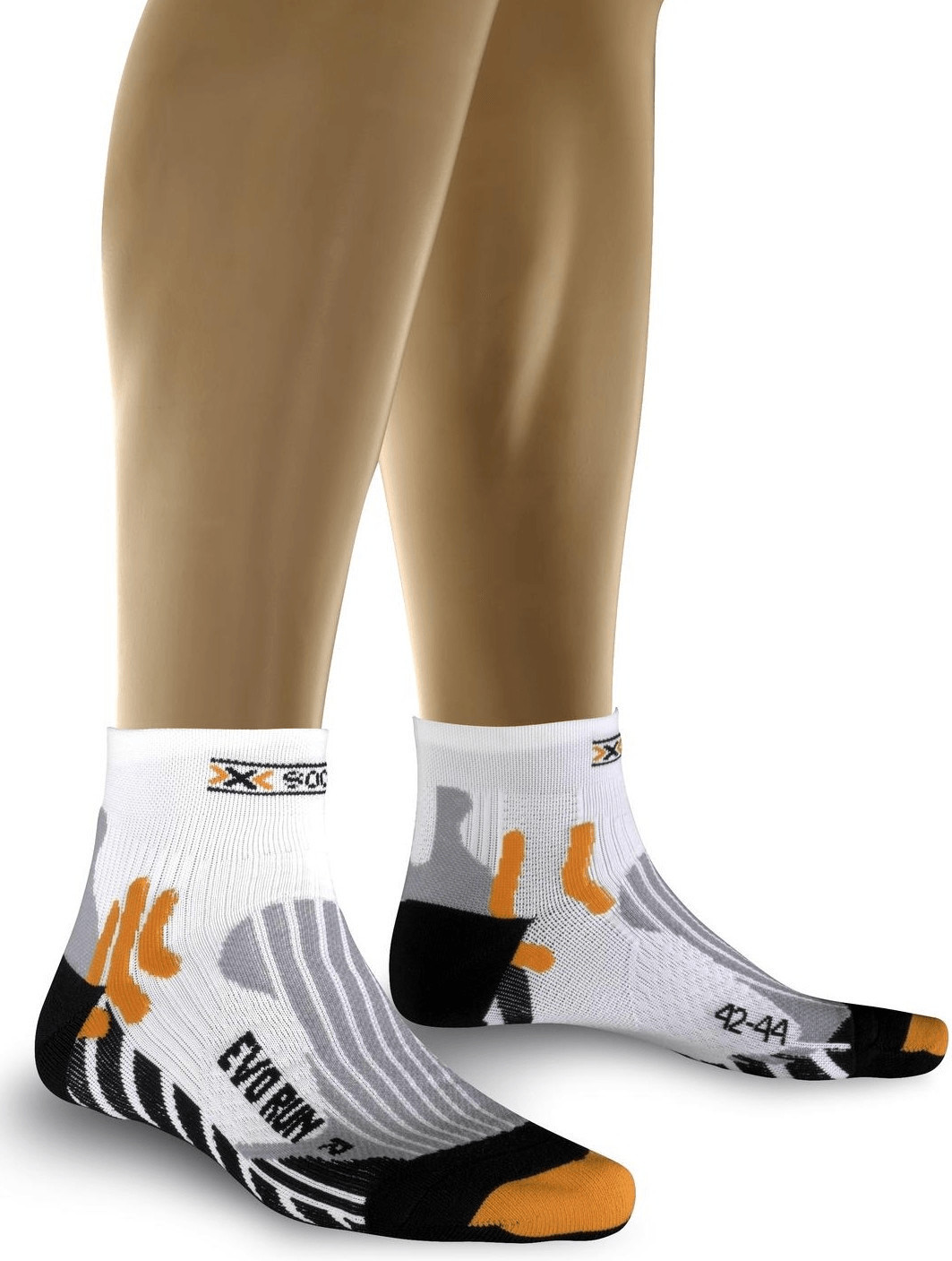 X-Socks Evo Run Sock In A Socktechnology white/black