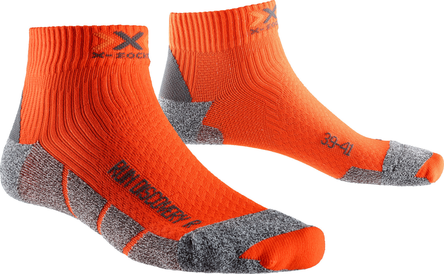 X-Socks Run Discovery new orange sunshine/grey moulinè
