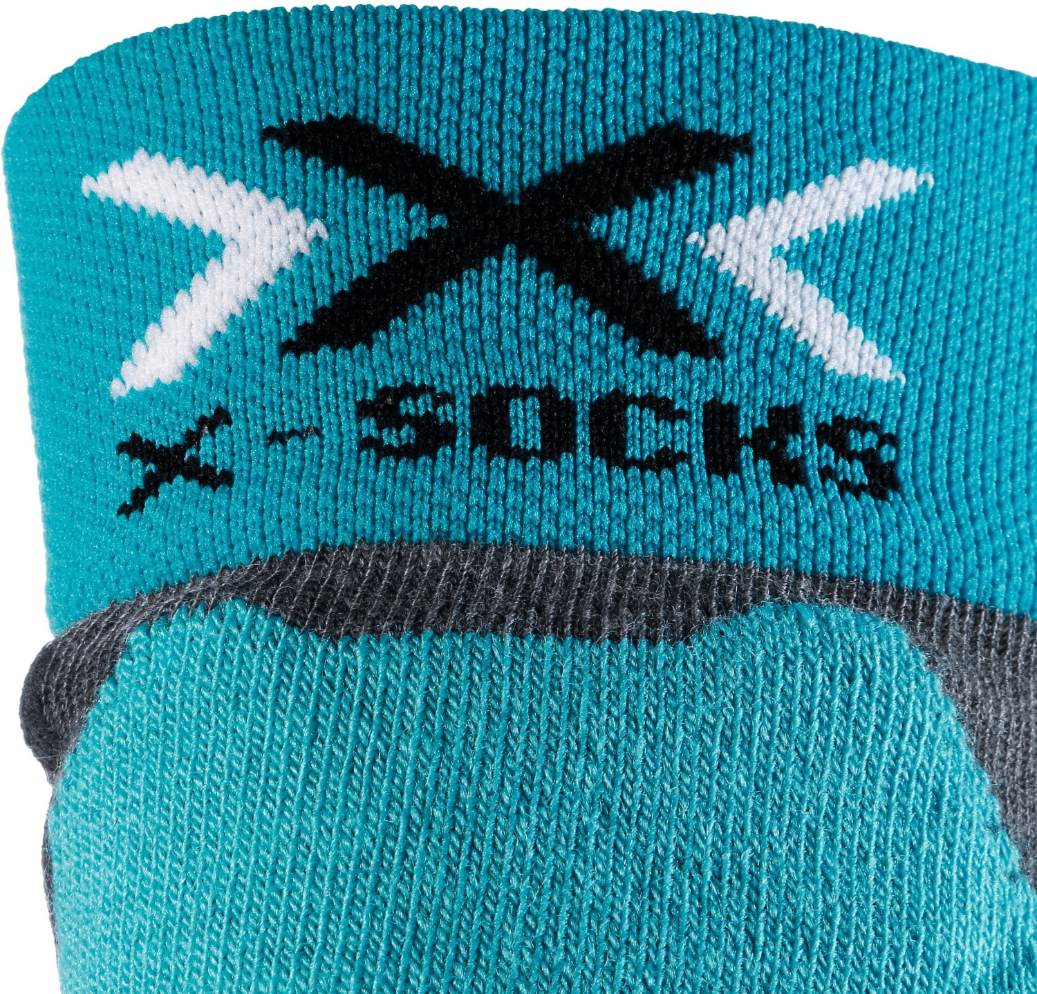 X-Socks Ski Control 2.0 Lady medium grey melange/turquoise