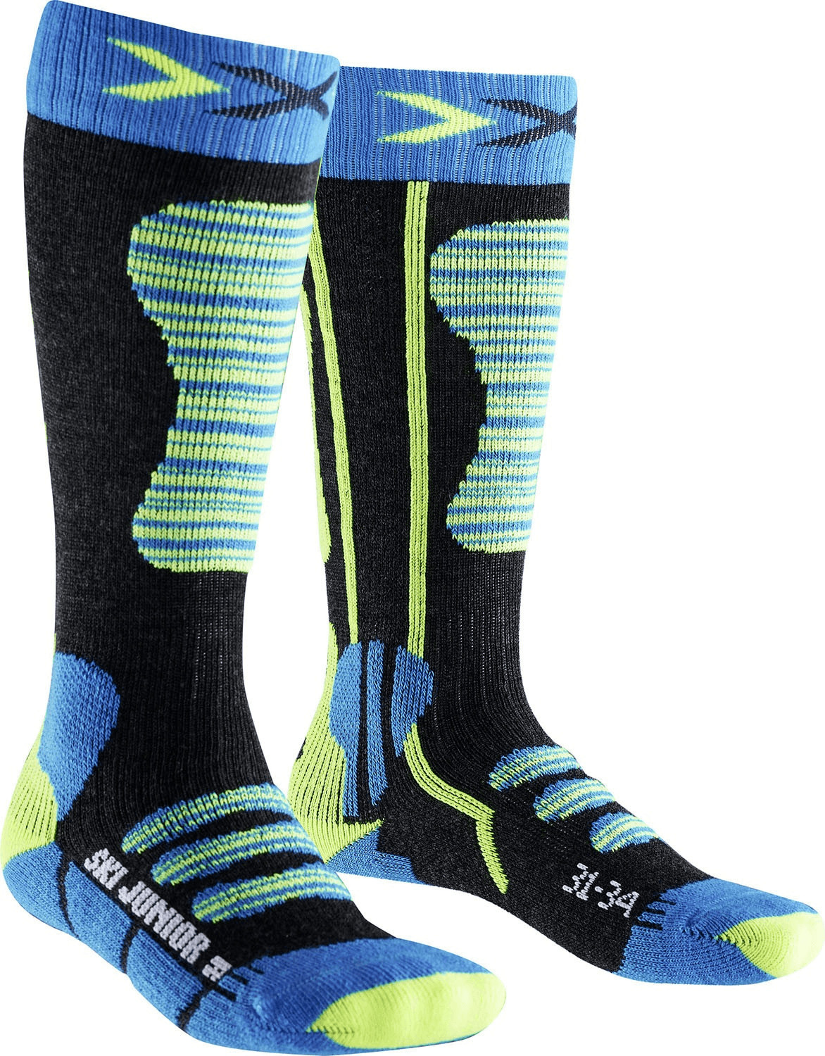 X-Socks Ski Junior turquoise/yellow