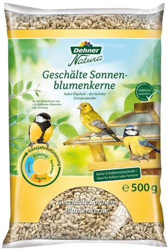 Dehner Natura Graines de tournesol décortiquées (500 g)