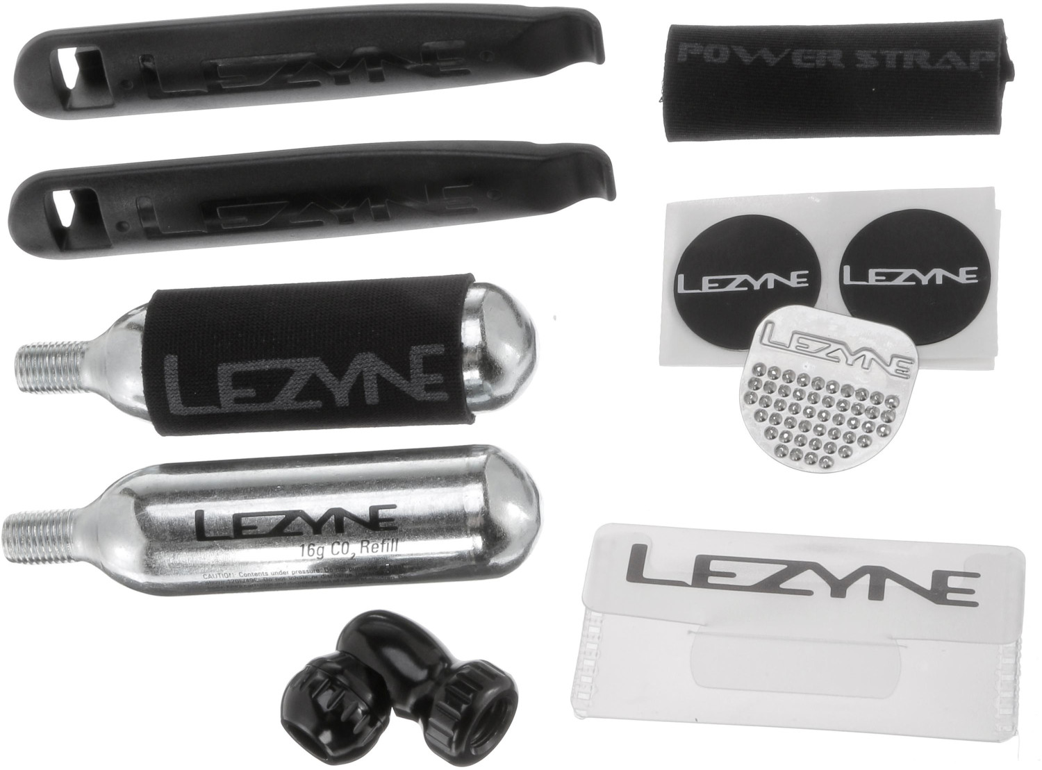 Lezyne Repair Kit Combo Twin Speed Drive (16g, black)