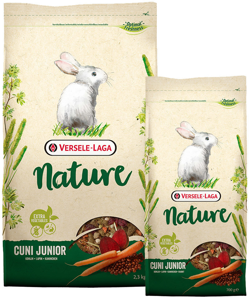 Versele Laga Nature Cuni junior pour jeune lapin - Boutique Le Jardin Des  Animaux