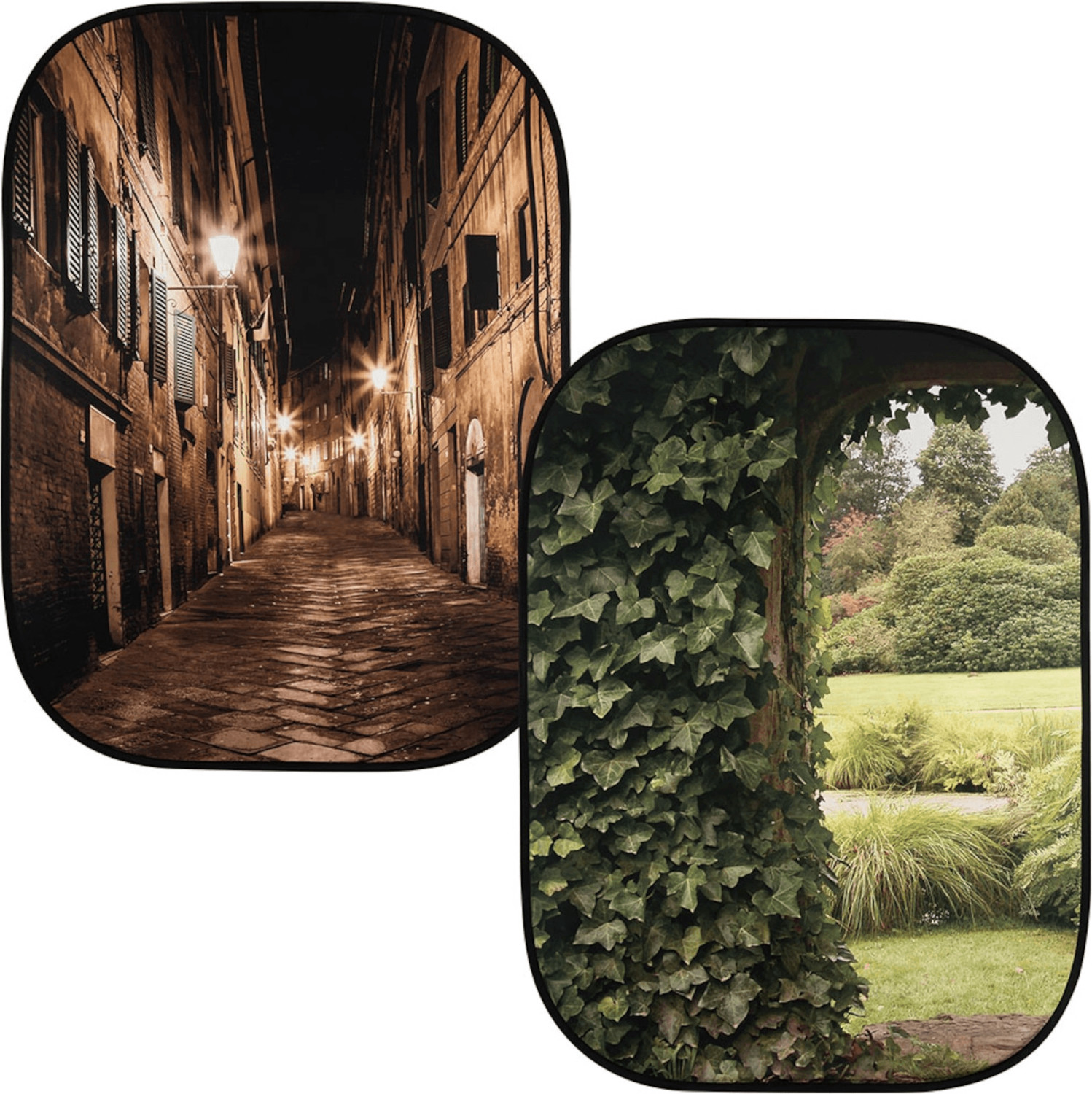 Lastolite Fond pliant rue de nuit/arche de feuillage