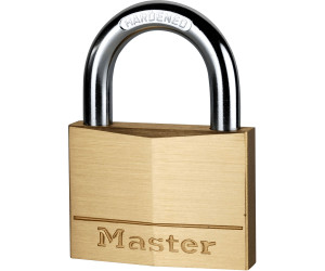 Master lock Cadenas à clé MASTER LOCK laiton, l.60 mm pas cher 