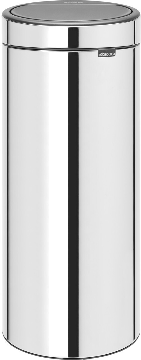 Brabantia Touch Bin New 30 L acier brillant