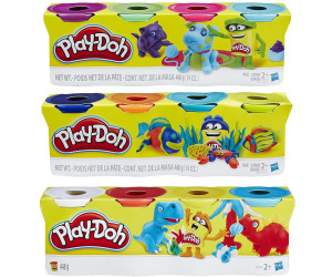 Weiß,Rot,Gelb,Blau 21,18 EUR pro kg Play-Doh 4er Pack Knete von Hasbro 