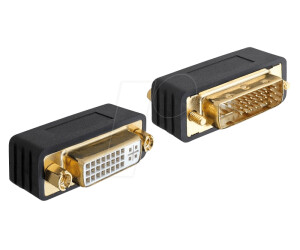 DeLock DVI-Adapter - DVI-I (M) - DVI-I (W) (65298)