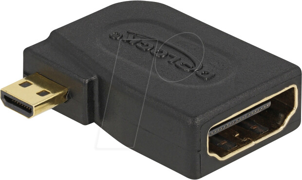 DeLock High Speed HDMI with Ethernet - 19-polig Micro-HDMI (M) - HDMI, 19-polig (W) (65352)