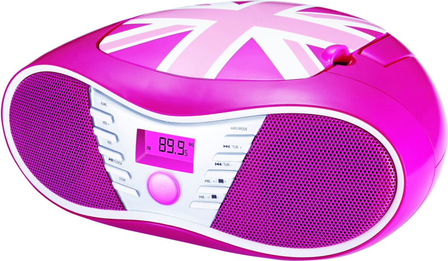 Radio CD Bigben CD51NBC - Noir Et Blanc - Design Compact Et Fonctionnel