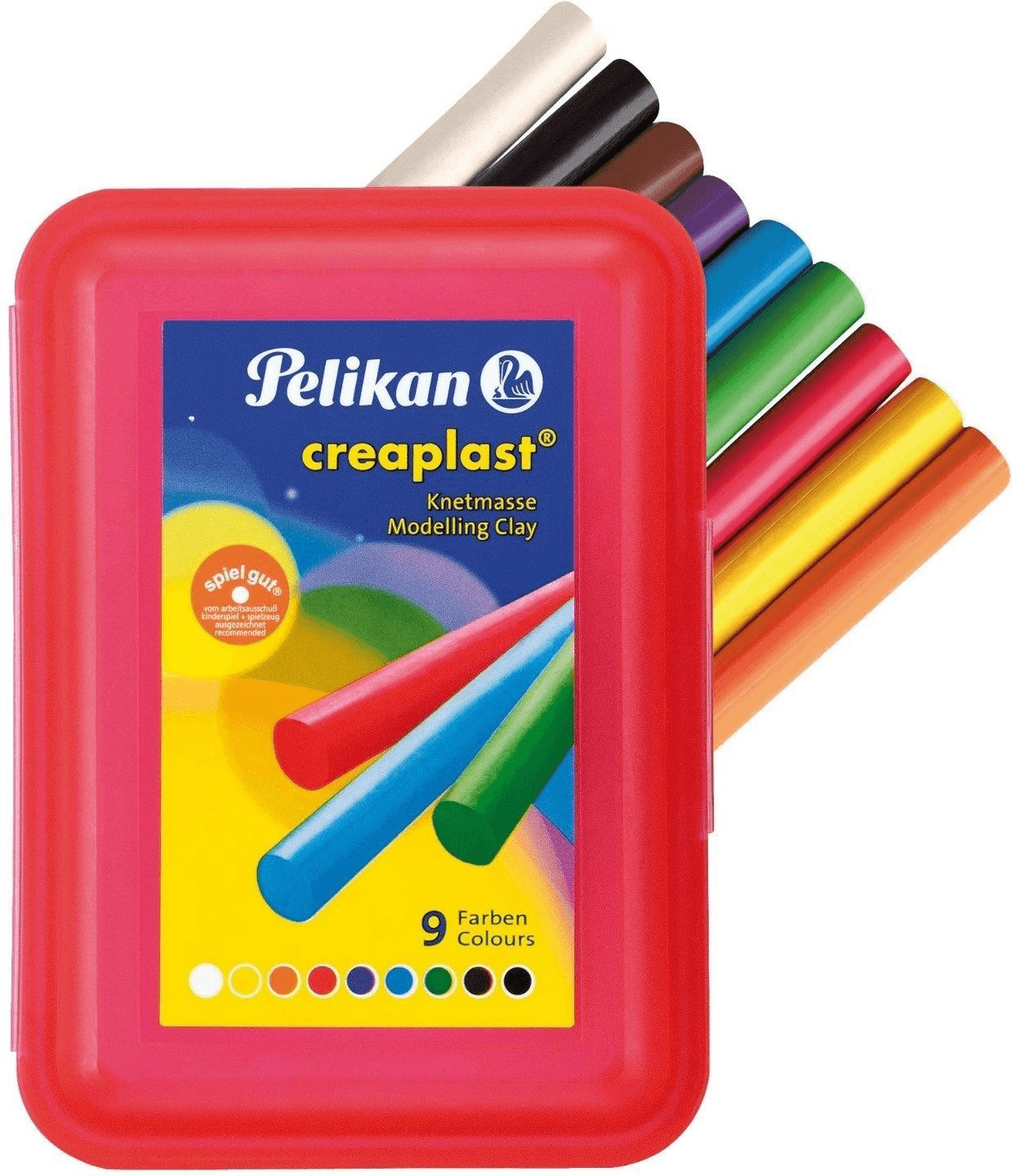 Pelikan Pâte à modeler 9 couleurs