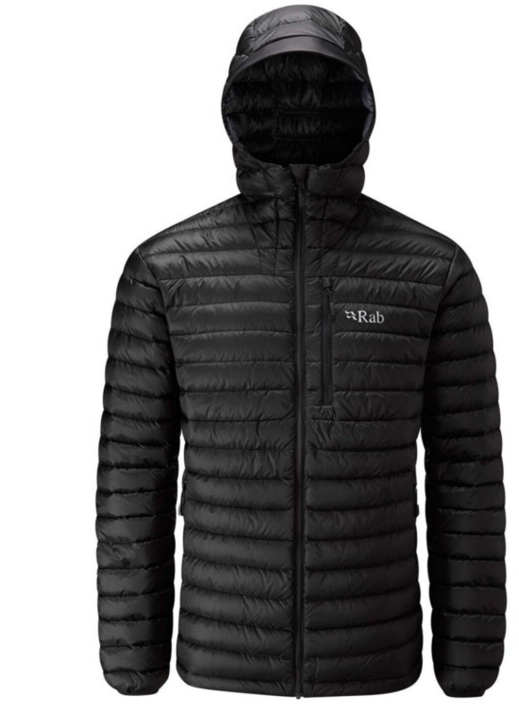 Rab microlight alpine outlet jacket black shark